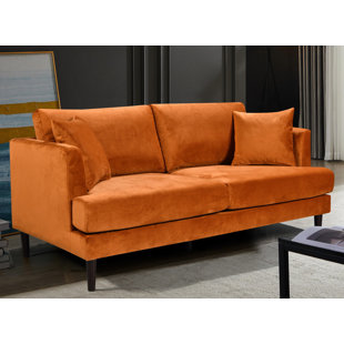 Wayfair orange loveseat new arrivals
